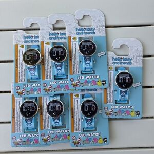 Hello Kitty And Friends Unisex Childrens LED Watch With Round Caseand Printed